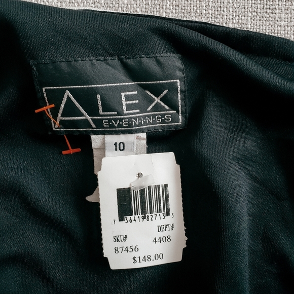 Vintage Alex evenings single shoulder dress - Picture 6 of 7